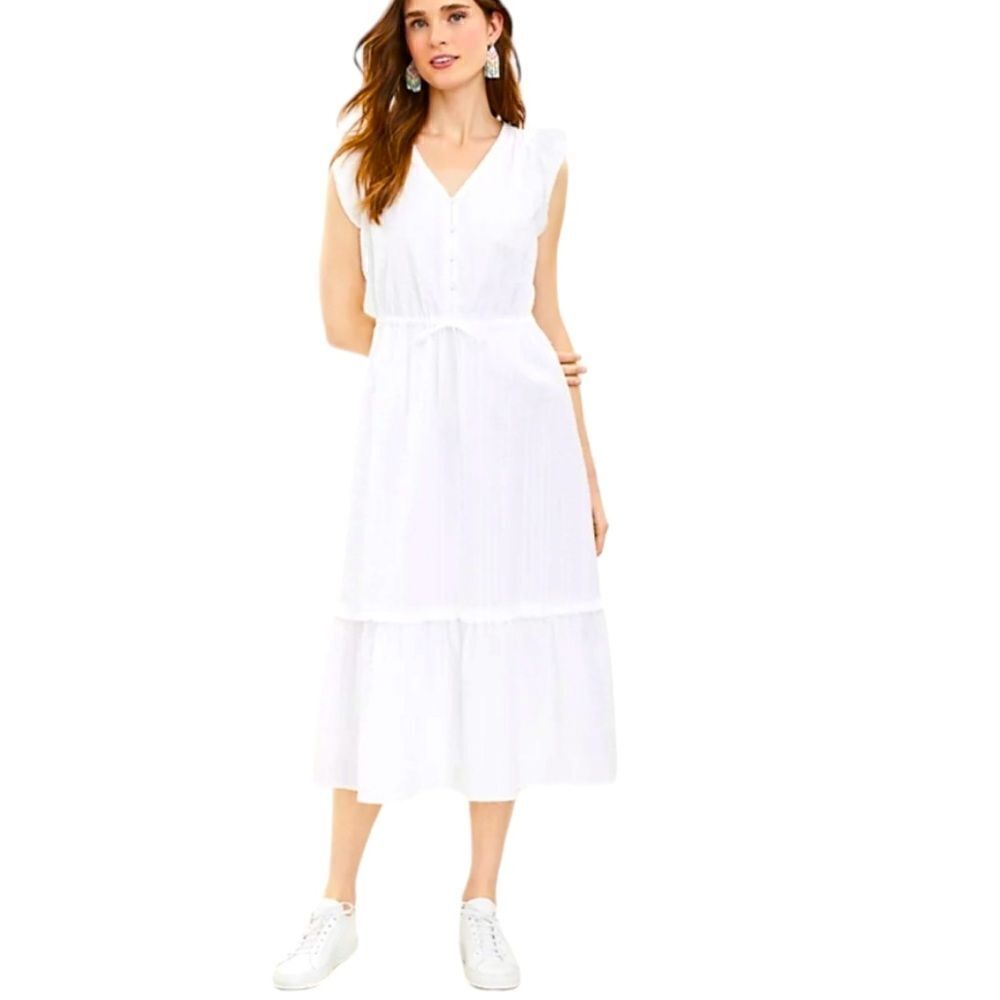 NWOT Loft White Maxi